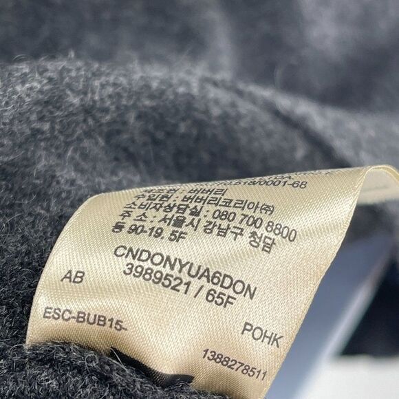 Burberry Brit 100% Cashmere V-Neck Long Sleeve Sweater Medium - Picture 9 of 9